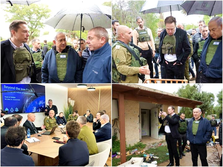 Tech entrepreneur Elon Musk visited Israel's Kfar Aza kibbutz, where some of the worst violence occurred on October 7 when Hamas breached Israel’s border wall and attacked civilians.