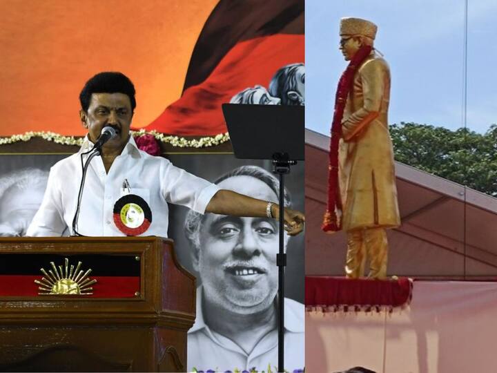 Caste-wise census should be conducted - Chief Minister Stalin's speech at V.P. Singh statue opening ceremony CM Stalin: சாதிவாரி கணக்கெடுப்பு நடத்த வேண்டும் - வி.பி. சிங் சிலையை திறந்து வைத்த முதலமைச்சர் ஸ்டாலின் பேச்சு