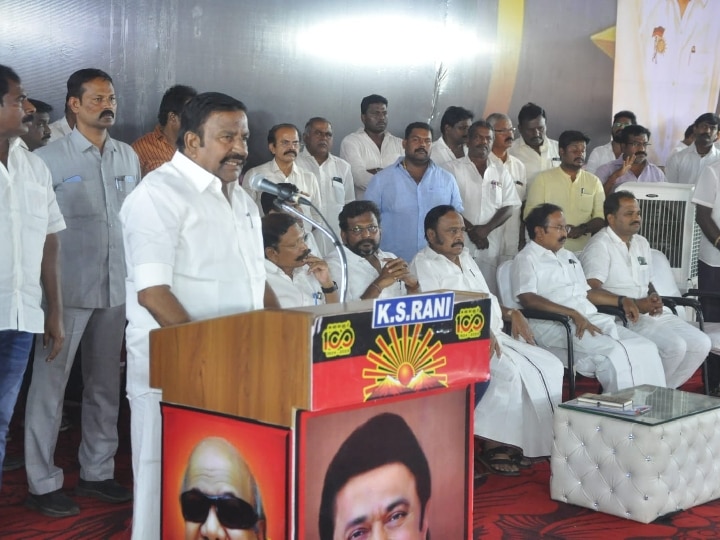 DMK Bike Rally:திமுக இரண்டாவது இளைஞர் அணி மாநாடு: இருசக்கர பேரணியை வாகனம் ஓட்டி அமைச்சர் கே.என்.நேரு நிறைவு செய்து வைத்தார்.