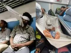 Train Jugaad Photos: ਟਰੇਨ ਵਿੱਚ ਬਿਨਾਂ ਸੀਟ ਦੇ ਸੌਣ ਦਾ ਦੇਖੋ ਜੁਗਾੜ, ਹੋ ਜਾਓਗੇ ਹੈਰਾਨ !