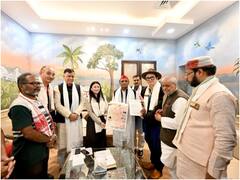 UP: यूपी विधानसभा में सपा को मिला नया दफ्तर, विधानसभा अध्यक्ष और अखिलेश यादव ने किया उद्घाटन