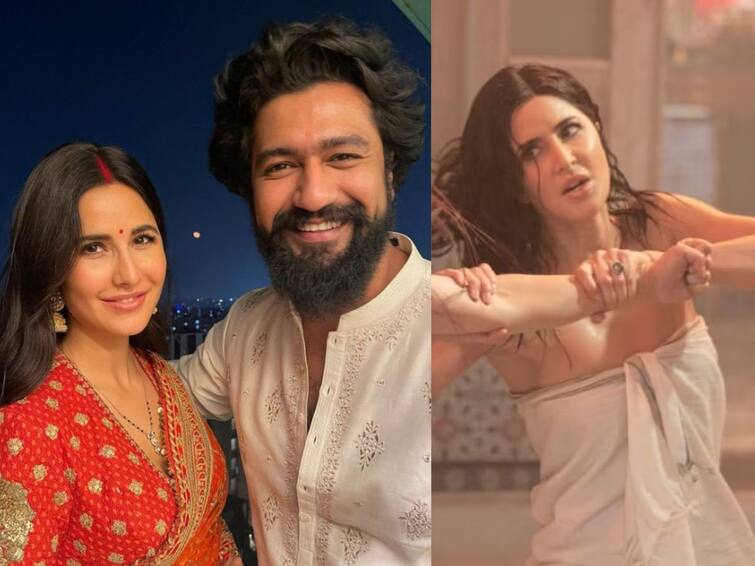 Vicky Kaushal On Katrina Kaif Towel Action Sequence In Tiger 3 Vicky Kaushal:  ‘टायगर 3’ मधील  ‘टॉवेल फाईट’ पाहिल्यानंतर विकी कतरिनाला म्हणतो, 