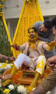 Sukhan Verma: ਸੁਖਨ ਵਰਮਾ ਦੇ ਵਿਆਹ ਦੀਆਂ ਰਸਮਾਂ ਸ਼ੁਰੂ, ਭਰਾ ਪਰਮੀਸ਼ ਵਰਮਾ ਨੂੰ ਚੜ੍ਹਿਆ ਚਾਅ; ਲਾਡੀ ਚਾਹਲ ਨਾਲ ਮਿਲ ਲਗਾਈ ਹਲਦੀ