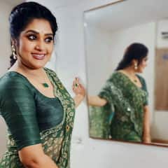 Shailaja Priya : పచ్చ చీరలో అందాల తార శైలజ ప్రియ - అందానికి బ్రాండ్ అంబాసిడర్‌లా ఉన్నారు కదూ