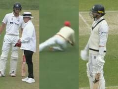 थर्ड स्लिप पर पकड़ा गया कैच, लेकिन मैदान से बाहर जाने को तैयार नहीं ऑस्ट्रेलियाई बल्लेबाज़! फिर हुआ ये
