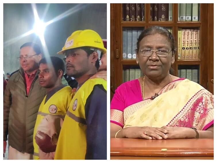 President Droupadi Murmu on uttarakhand tunnel rescue says relieved and happy 