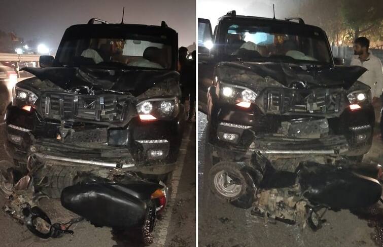 Rajkot Hit And Run Case: scorpio hits activa on the rajkot highway, scene captured in cctv, one death Hit And Run: હાઇવે પર રૉન્ગ સાઇડ આવતી એક્ટિવાને સ્કૉર્પિયોએ મારી જોરદાર ટક્કર, એક્ટિવા ચાલકનું મોત, CCTV આવ્યા સામે