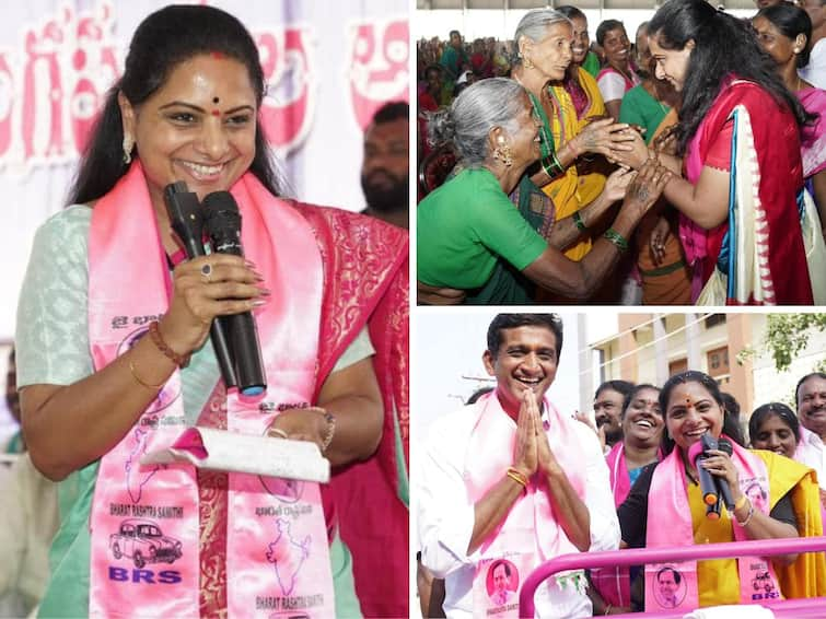 MLC Kavitha participates effectively in Telangana election campaign for BRS Party Telangana news MLC Kavitha News: ఎమ్మెల్సీ కవిత దెబ్బకు అక్కడ బీజేపీ అంతా ఖాళీ! 70కి పైగా రోడ్ షోలు, యాత్రలు