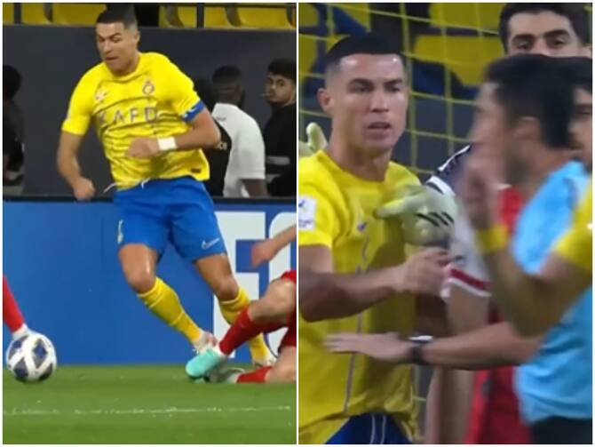 Cristiano Ronaldo asks referee to overturn penalty decision given to him  during Asian Champions League game