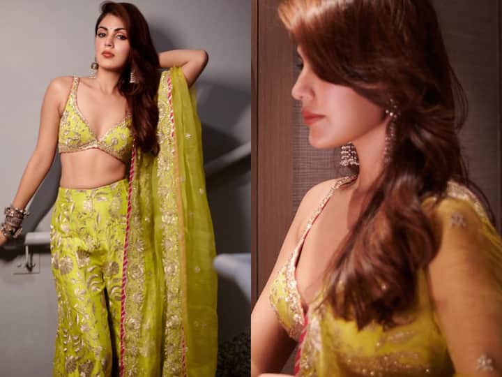 On Tuesday morning, actress Rhea Chakraborty shared many images on social media, capturing attention.