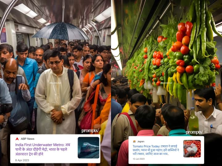 AI Viral Photos: सोशल मीडिया पर इन दिनों कुछ तस्वीरें तेजी से वायरल हो रही हैं. इन तस्वीरों में आने वाले समय को दर्शाया गया है.