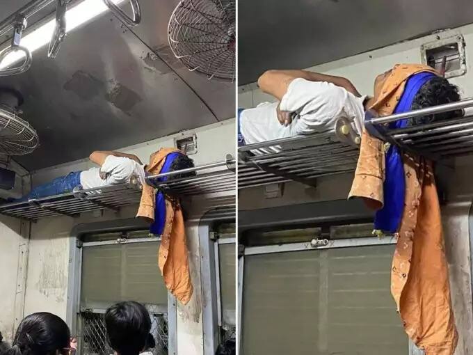 कई बार लोग अखबार या चादर बिछाकर भी ट्रेन में सफर करते नजर आते हैं.