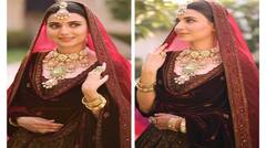 Nimrat Khaira: ਨਿਮਰਤ ਖਹਿਰਾ ਦੁਲਹਨ ਬਣੀ ਆਈ ਨਜ਼ਰ, ਲਾਲ ਜੋੜੇ 'ਚ ਪੰਜਾਬੀ ਗਾਇਕਾ ਨੇ ਖਿੱਚਿਆ ਧਿਆਨ, ਦੇਖੋ ਤਸਵੀਰਾਂ