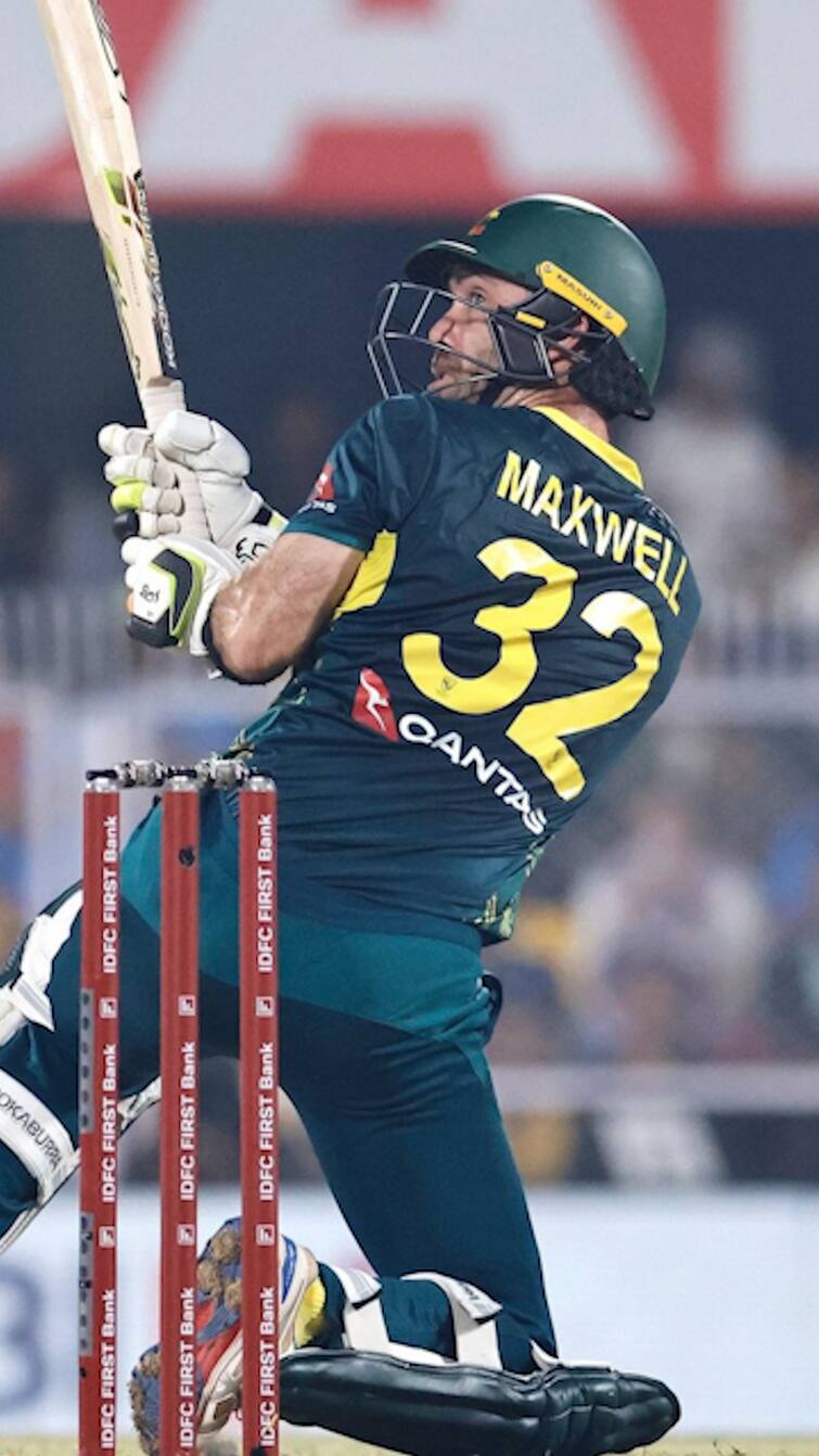 IND vs AUS: मैक्सवेल ने जड़ा तूफानी शतक.  लाइव खेल