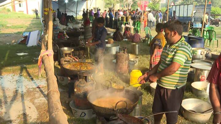 সব মিলিয়ে মহাযজ্ঞ। বড় সভার সঙ্গে কর্মীদের পেটপুজোতেও খেয়াল রাখছে গেরুয়া শিবিরের শীর্ষ নের্তৃত্ব।