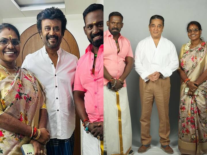 Robo Shankar : நடிகர் ரோபோ சங்கர் அவரின் மனைவி பிரியங்கா, மகள் இந்திரஜா உள்ளிட்டோருடன் ரஜினியையும் கமலையும் நேரில் சந்தித்தார்.