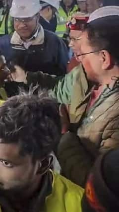 Uttarkashi Tunnel Rescue: उत्तराखंड के मंत्री प्रेम चंद अग्रवाल मजदूरों से मिलने स्वास्थ्य केंद्र पहुंचे #shorts