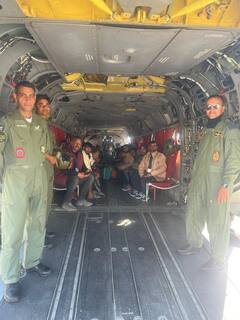 In Pics: वायुसेना के चिनूक हेलीकॉप्टर से ऋषिकेश लाए गए सभी मजदूर, ब्लड से लेकर रेडियोलॉजी जांच होगी