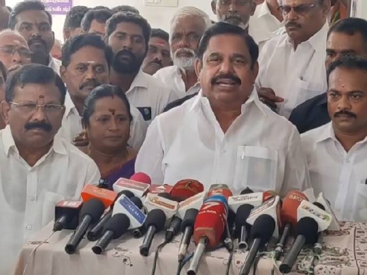 Edappadi Palaniswami says An incompetent and immature minister is the Minister of People's Welfare ​TNN அமைச்சர் மா.சு. திறமையற்ற, முதிர்ச்சியில்லாத அமைச்சராக உள்ளார் - இபிஎஸ்