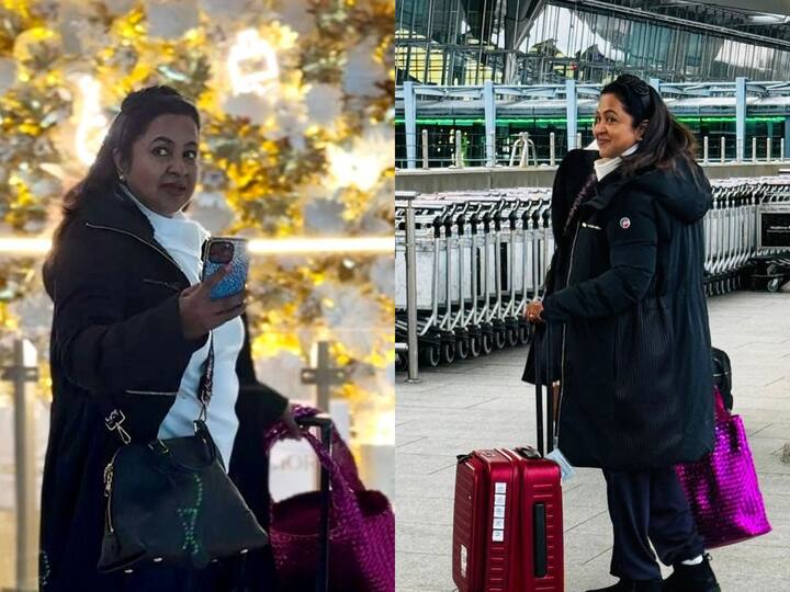 Radikaa Sarathkumar Photos : வெளிநாட்டிற்கு ட்ரிப் செல்லும் ராதிகா சரத்குமார் விமான நிலையத்தில் எடுக்கப்பட்ட புகைப்படங்களை பதிவிட்டுள்ளார்.