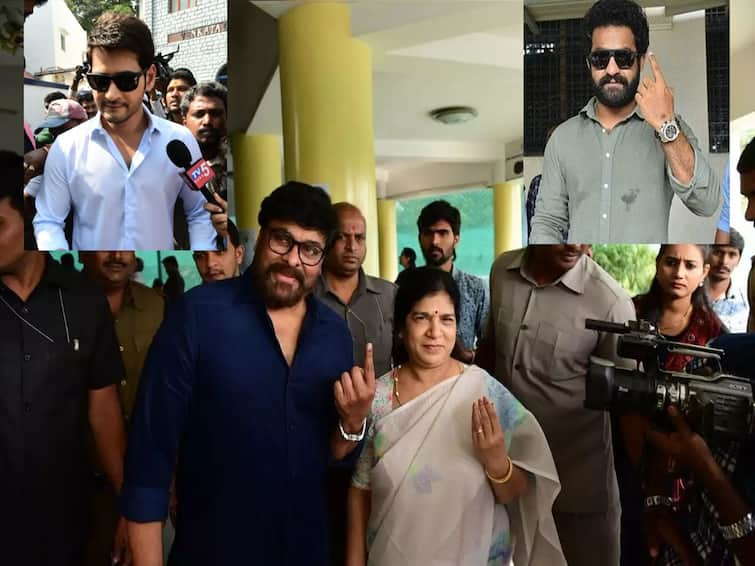 Tollywood celebrities including ram charan, Jr NTR to vote in various places in Hyderabad Telangana Election: సెలబ్రిటీలు ఓటు వేసేది ఈ బూత్‌లలోనే - మహేశ్‌బాబు, మోహన్‌బాబు ఒకేచోట