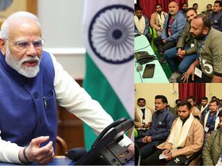 pm modi speaks to workers rescued from uttarkashi tunnel over phone Modi Speaks Uttarkashi Workers: உத்தரகாசி சுரங்க தொழிலாளர்களுடன் பிரதமர் மோடி உரையாடல் - சொன்னது என்ன?