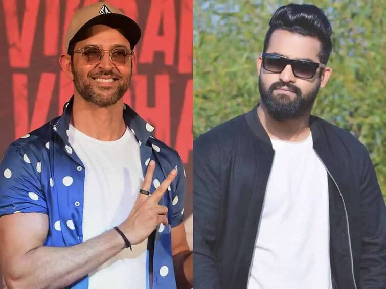 fans excited to information about Hrithik Roshan war 2 movie release date War 2 Release: ஹ்ரித்திக் ரோஷனுடன் கைகோர்த்த ஜூனியர் என்.டி.ஆர்..   ‘வார் 2’ படத்தின் ரிலீஸ் தேதி இதுவா?