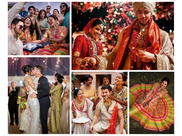 Priyanka Chopra Wedding Pics: प्रियंका चोपड़ा और निक जोनस की शादी को कल यानि 1 दिसंबर को पांच साल पूरे होने वाले हैं.  ऐसे में हम आपको कपल की ग्रैंड वेडिंग का पूरा एल्बम दिखा रहे हैं.