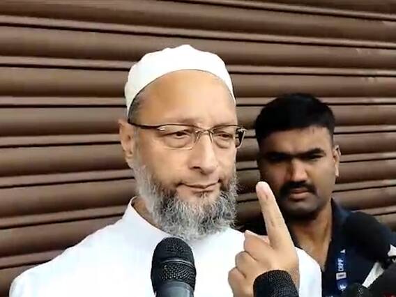 Asaduddin Owaisi Cast His Vote | నగరవాసులు ఓటేయాలని పిలుపునిచ్చిన ఒవైసీ | ABP Desam