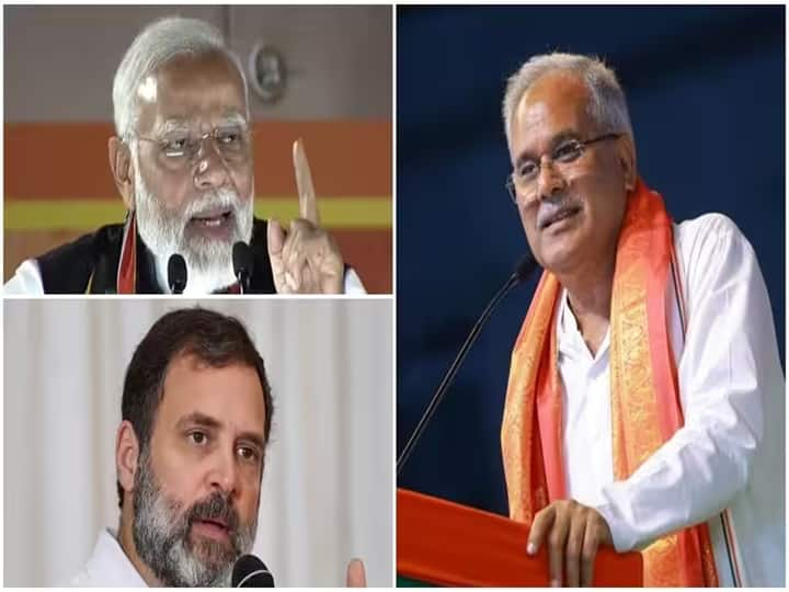 Exit Poll Results 2023 Five State Assembly Election Chhattisgarh Congress led by Bhupesh Baghel set to make a comeback Chhattisgarh Exit Poll: சத்தீஸ்கரில் பாஜகவுக்கு ஆட்டம் காட்டிய காங்கிரஸ்.. கருத்துக்கணிப்பு முடிவுகள் சொல்வது என்ன?