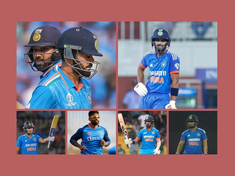 India Squad Highlights Against South Africa Virat Rohit Shubman Gill Ruturaj Gaikwad Sanju Samson India Squad Highlights Against South Africa : रोहित अन् विराटचा चकवा, तीन कॅप्टन, ऋतुराज तिन्ही संघात, शूभमन वनडेतून बाहेर; टीम इंडियातील 7 सनसनाटी बदल!