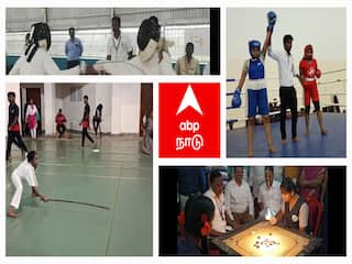 மயிலாடுதுறையில் மாவட்ட அளவிலான விளையாட்டு போட்டி; ஏராளமான மாணவ மாணவிகள் பங்கேற்பு