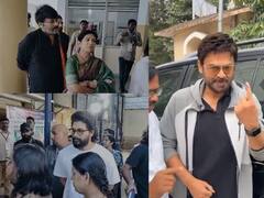 Telangana Elections 2023 : இத்தனை பேரா.. தெலங்கானா தேர்தலில் வாக்களித்த தெலுங்கு சினிமா பிரபலங்கள்!