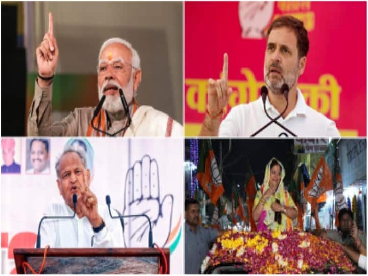 Exit Poll Results 2023 Five State Assembly Election Rajasthan Can Ashok Gehlot change the trend for Congress or Will it be BJP wave Rajasthan Exit Poll: ராஜஸ்தானை கோட்டை விட்டதா காங்கிரஸ்? சொல்லி அடித்த பாஜக - வெளியான கருத்துக்கணிப்பு முடிவுகள்