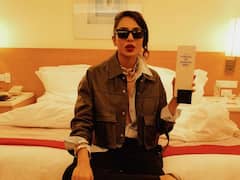 Watch Sobhita Dhulipala Give Retro Vibe In Denims & Leather Jacket