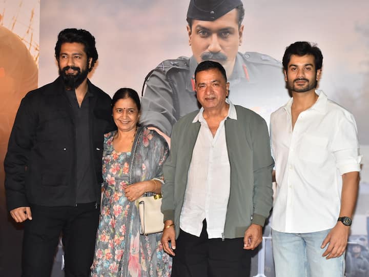 Vicky Kaushal has begun receiving praise for his performance in Sam Bahadur. Several B Town celebs who attended the film's screening are rooting for Vicky. Vick's father Sham Kaushal was among them