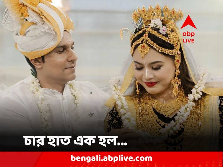 Actors Randeep Hooda And Lin Laishram Get Married In A Traditional Meitei Ceremony In Imphal see pics Randeep-Lin Wedding: সাবেকি মেইতেই রীতি মেনে ইম্ফলে বিয়ে সারলেন রণদীপ হুডা ও লিন লাইশরাম