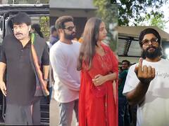 Allu Arjun And NTR Casts Vote in Telangana Elections 2023 |ఓటేసిన టాలీవుడ్ సెలబ్రెటీలు| ABP Desam