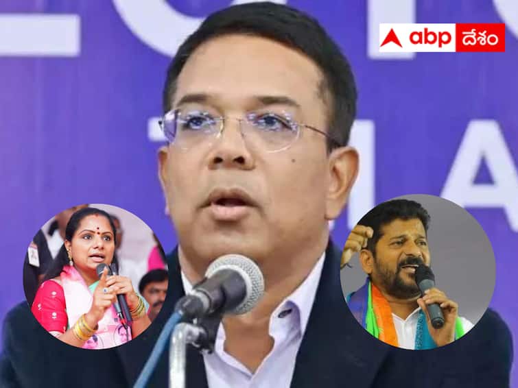 CEO Vikas Raj said that complaints have been received about Kavita and Revanth Reddy  comments. Telangana   Election   :  కవిత,  రేవంత్‌లపై ఫిర్యాదులు - డీఈవో రిపోర్ట్ ఆధారంగా కేసులు పెడతామన్న వికాస్ రాజ్ !