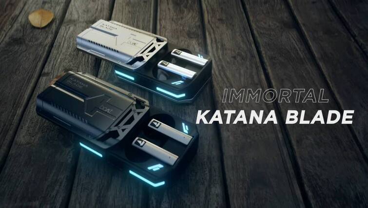boAt launches Immortal Katana Blade gaming earbuds know the price and specifications Immortal Katana Blade: জাপানি তরোয়ালের কায়দায় ইয়ারবাডস ! চার্জিং কেস খুললে 'রহস্যজনক শব্দ', দাম কত?