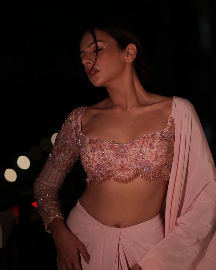 બોલીવૂડ એક્ટ્રેસ અને મોડલ નિતિભા કૌલ એથનિક લૂકમાં જોવા મળી છે. નિતિભા શાનદાર પોઝ આપતી જોવા મળી હતી.