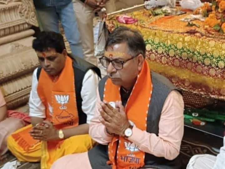 Satish Poonia worshiped in Banswara Tripura Sundari Temple before Rajasthan Election 2023 Results ann Rajasthan Election 2023: वसुंधरा राजे के बाद अब सतीश पूनियां ने वागड़ के इस मंदिर में टेका माथा, बीजेपी की प्रचंड जीत का किया दावा