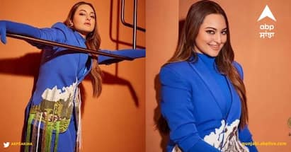 Sonakshi Sinha Pics: ਸੋਨਾਕਸ਼ੀ ਸਿਨਹਾ ਨੇ ਹਾਲ ਹੀ ਵਿੱਚ ਨੀਲੇ ਰੰਗ ਦੇ ਪਹਿਰਾਵੇ ਵਿੱਚ ਇੱਕ ਫੋਟੋਸ਼ੂਟ ਸ਼ੇਅਰ ਕੀਤਾ ਹੈ। ਇਸ ਪੋਸਟ ਦੇ ਨਾਲ ਅਦਾਕਾਰਾ ਨੇ ਦਬੰਗ ਤੋਂ ਦਹੜ ਤੱਕ ਦੇ ਆਪਣੇ ਸਫ਼ਰ ਬਾਰੇ ਵੀ ਗੱਲ ਕੀਤੀ।