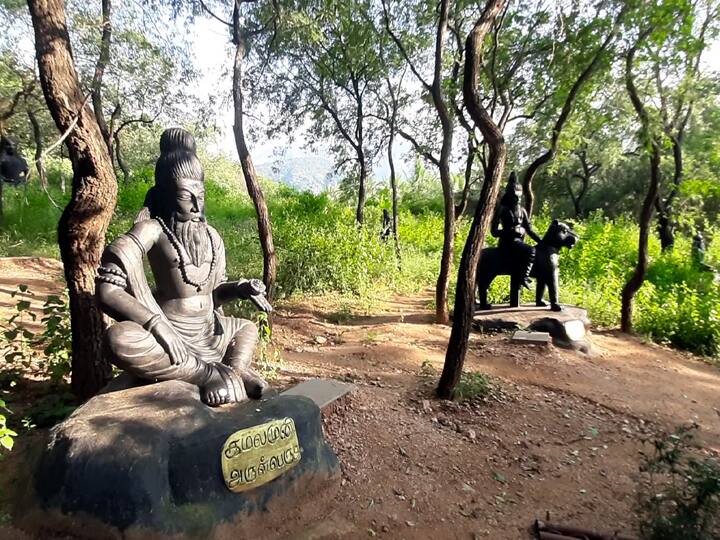 பல்வேறு சித்தர்களின் சிலைகள் வழிபாடு (சுருளி மலை)