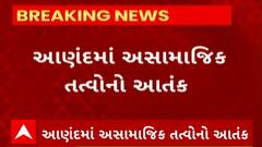 Anand news : આણંદમાં ઈસ્માઈલ નગરમાં રાત્રે અસામાજિક તત્વોએ મચાવ્યો આતંક