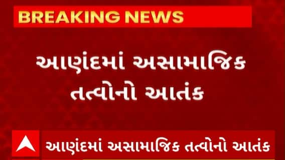 Anand news : આણંદમાં ઈસ્માઈલ નગરમાં રાત્રે અસામાજિક તત્વોએ મચાવ્યો આતંક