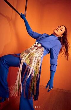 Sonakshi Sinha: ਬਲੂ ਓਵਰਸਾਈਜ਼ ਬਲੇਜ਼ਰ ਵਿੱਚ ਨਜ਼ਰ ਆਈ ਸੋਨਾਕਸ਼ੀ ਸਿਨਹਾ, ਦੇਖੋ ਤਸਵੀਰਾਂ