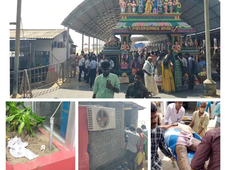 Tiruchendur Subramaniyar temple Devotee dies of electrocution Collector orders inquiry TNN திருச்செந்தூரில் மின்சாரம் தாக்கி உயிரிழந்த பக்தர்- விசாரணைக்கு உத்தரவிட்ட ஆட்சியர்