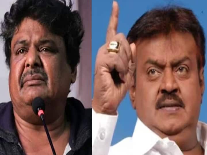 Mansoor Ali Khan prays to god for actor Vijayakanth speedy recovery Mansoor Ali khan: கருப்பு எம்.ஜி.ஆரே! அடிவாங்க தம்பி காத்திருக்கிறேன்: விஜயகாந்த் குறித்து மன்சூர் அலிகான் உருக்கம் 
