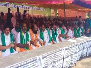 உசிலம்பட்டியின் கனவு திட்டமான 58 கிராம பாசன கால்வாய்க்கு தண்ணீர் திறக்க கோரி உண்ணாவிரதம்
